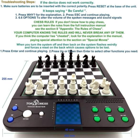 Chess Electronic Chess Set | Chess Set for Kids and Adults |Voice Chess Computer - Picture 6 of 6